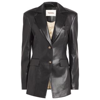 Nanushka Vegan Leather Hathi Blazer