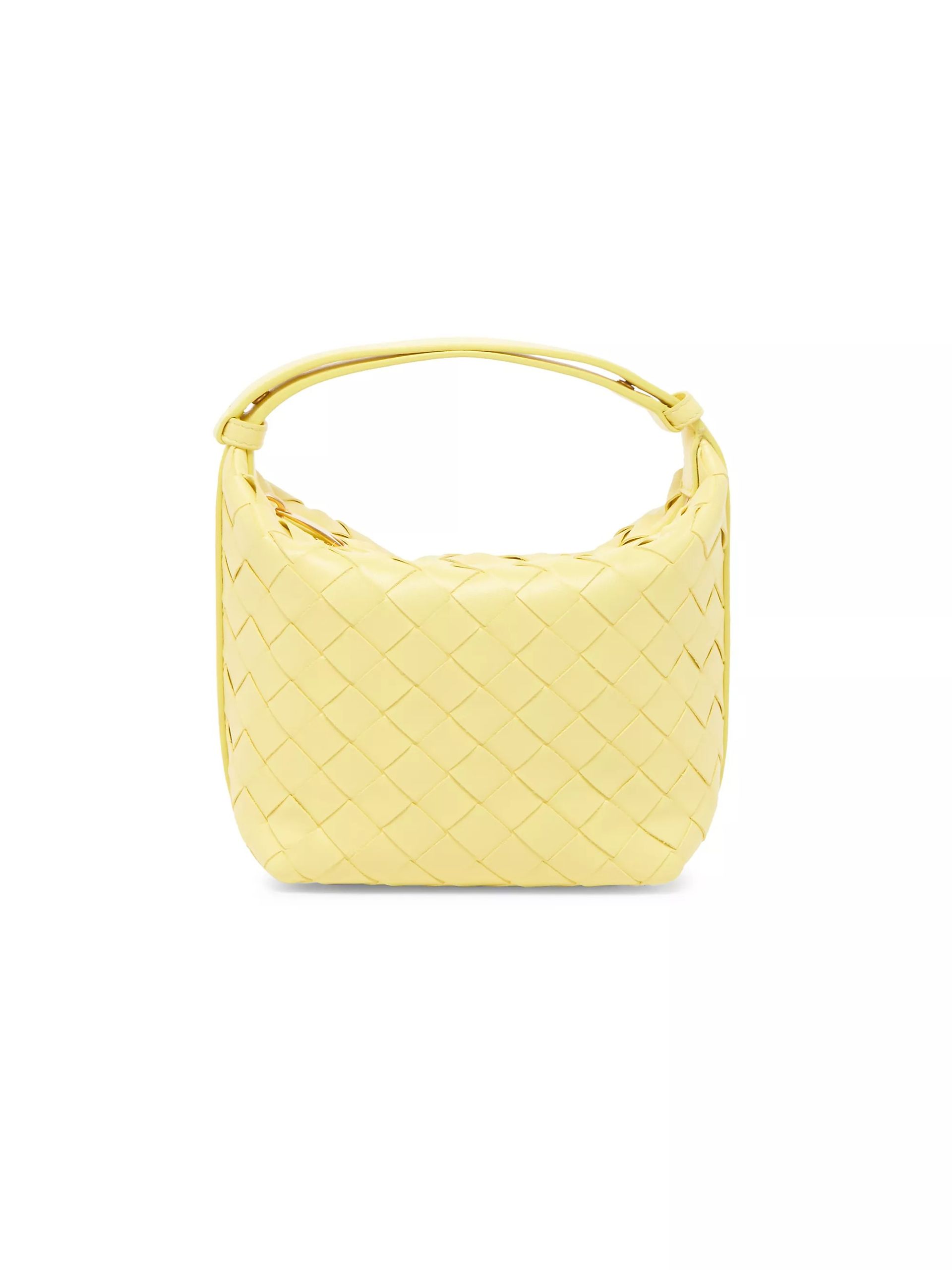 Candy Wallace Intrecciato Leather Top-Handle Bag
