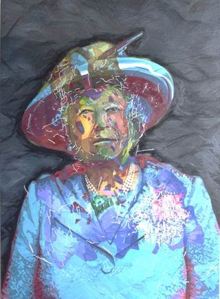 AI painting of the Queen