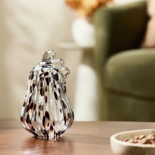 Confetti Glass Pumpkin Objet 