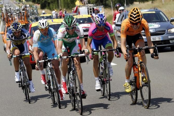 Flecha, Gavazzi, Delaplace, Mori, and Sicard made up the day's five-man breakaway