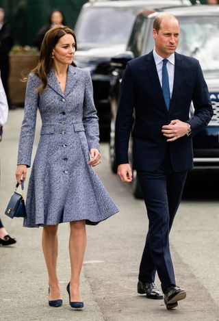 Prince William, Duke of Cambridge and Catherine, Duchess of Cambridge attend the official opening ofThe Glade Of Light Memorial