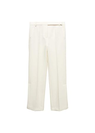 Straight Trousers With Openings - Women