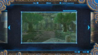 Image clue for the Spring of Power Breath of the Wild Captured Memories collectible