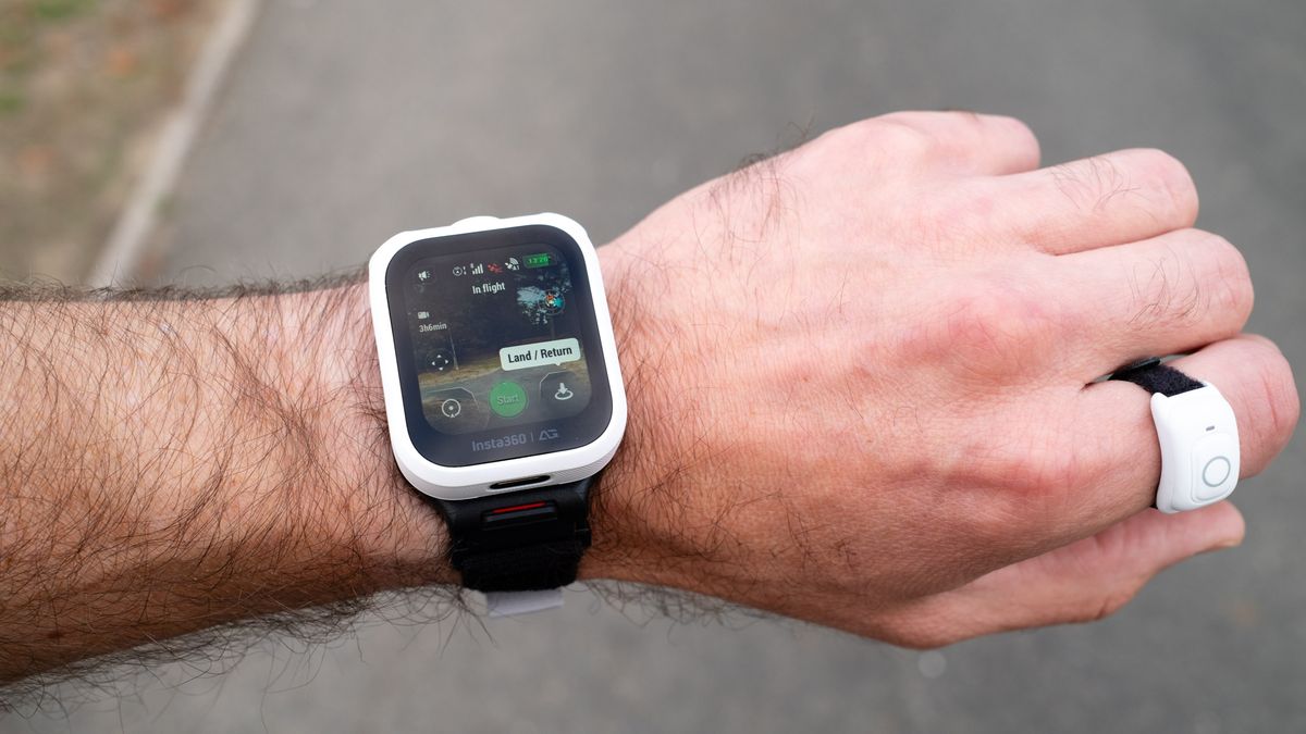Antigravity A1 Follow Me Bundle Watch and Ring Remote being worn