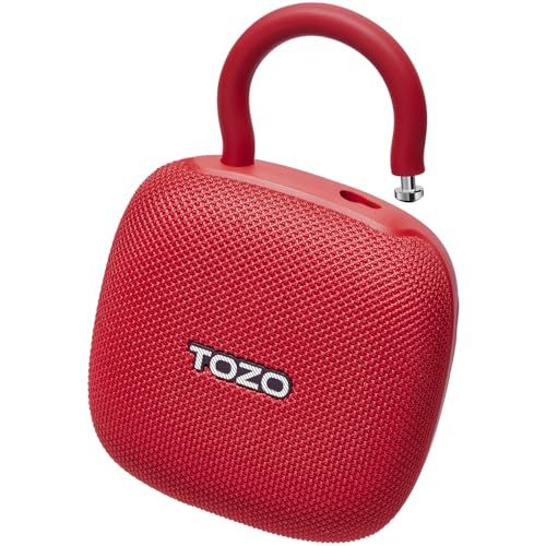 Tozo Pe1 Portable Bluetooth Speakers With Adjustable Carabiner
