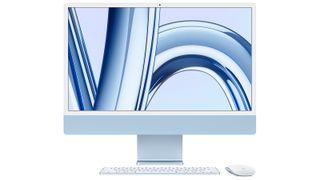 Apple iMac M3 on a white background