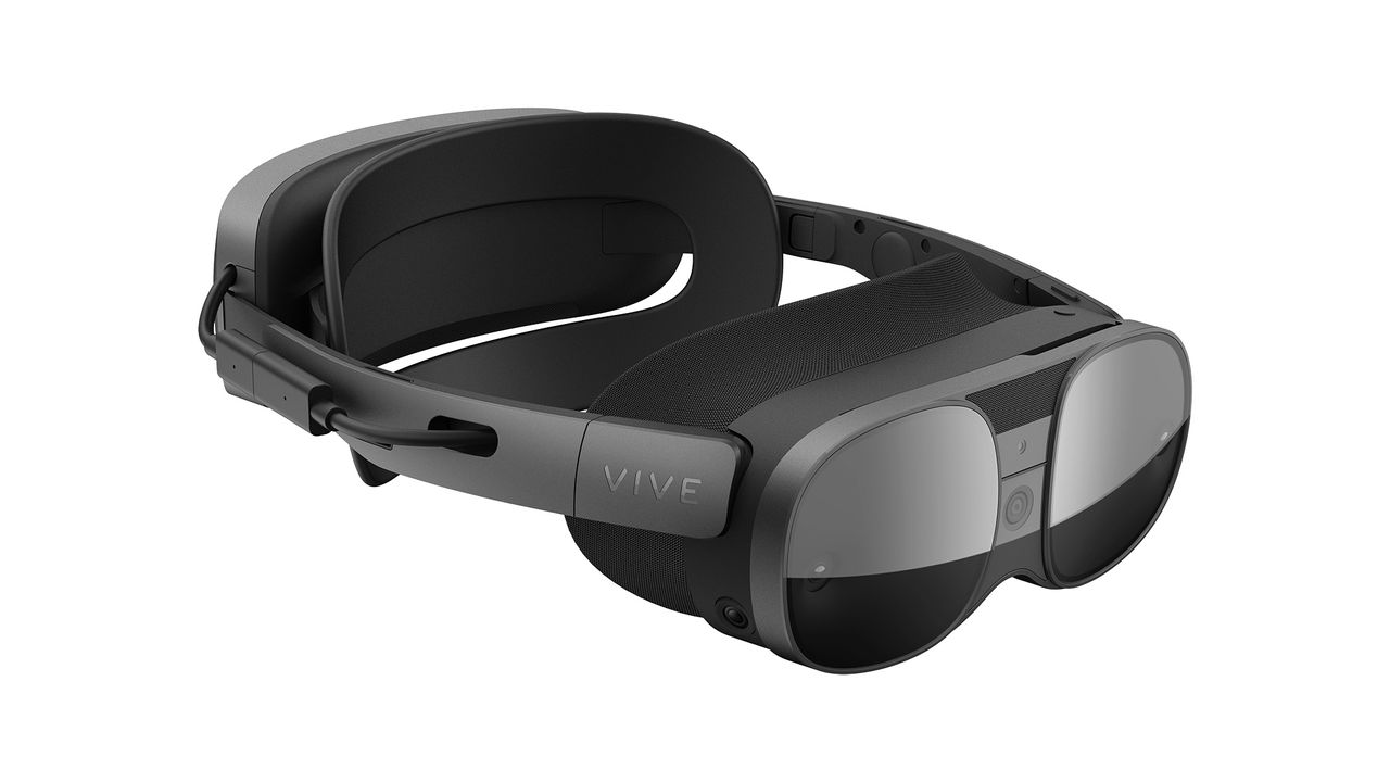 HTC Vive XR Elite product render with full headset kit