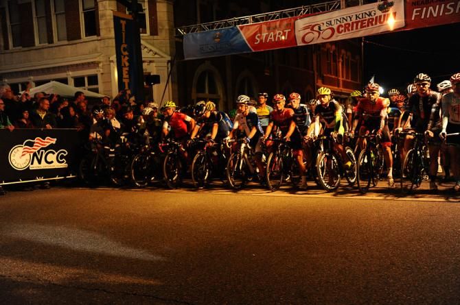 The start of the elite men's race