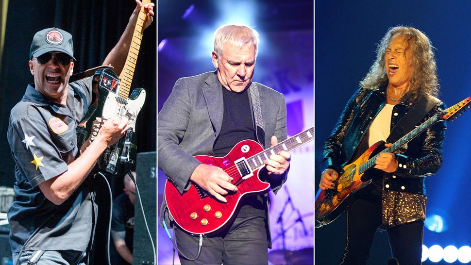 Hear Tom Morello trade licks with Alex Lifeson and Kirk Hammett on new ...