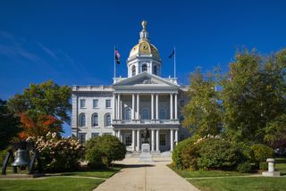 New Hampshire capitol in Concord