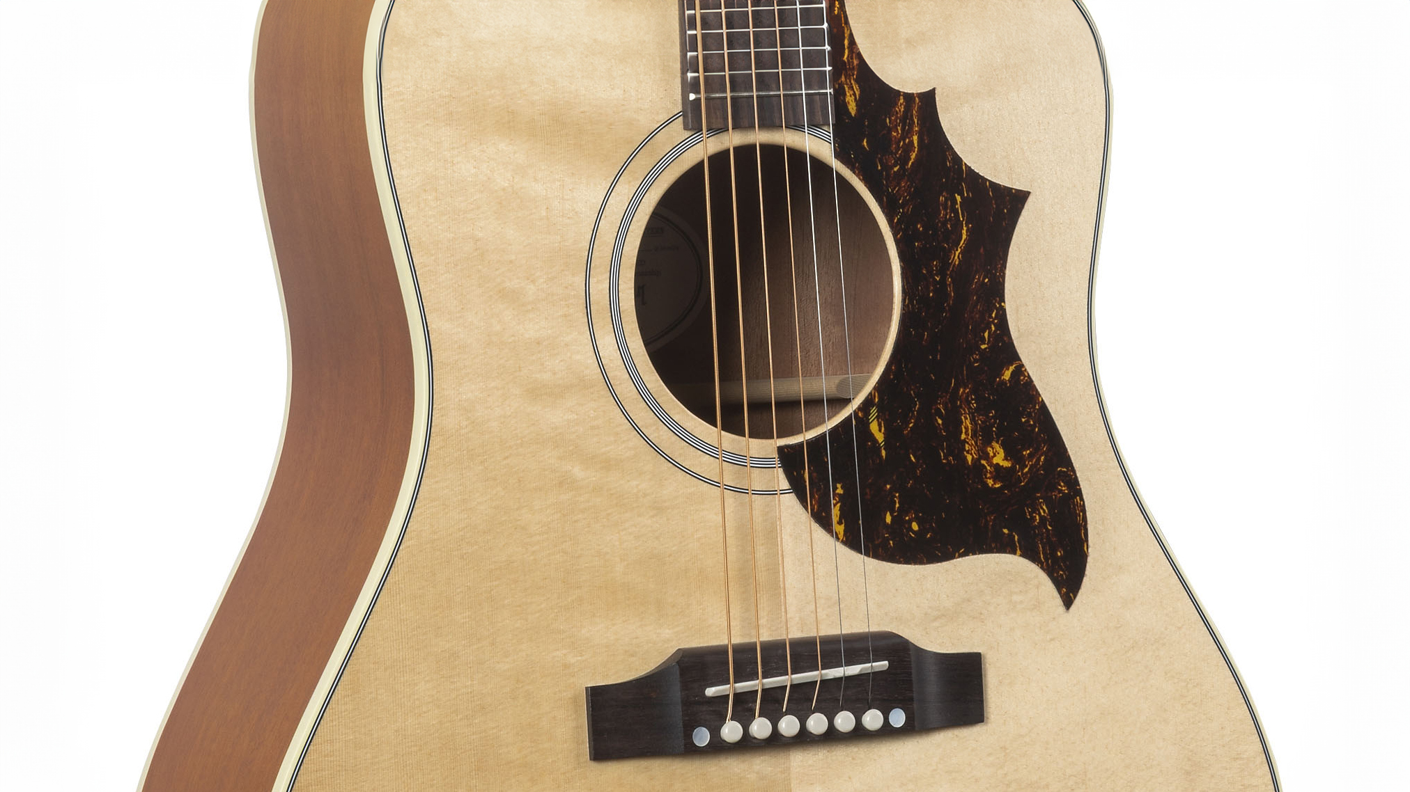 A photo showing the body of a Gibson Country Western Studio EC Acoustic-Electric
