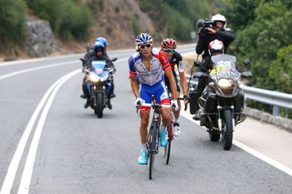 Thibot Pinot tried his luck in the day's breakaway during stage 11 at the Vuelta