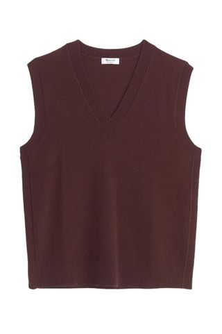  Cashmere V-Neck Sweater Vest 