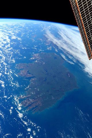 Ireland from the International Space Station