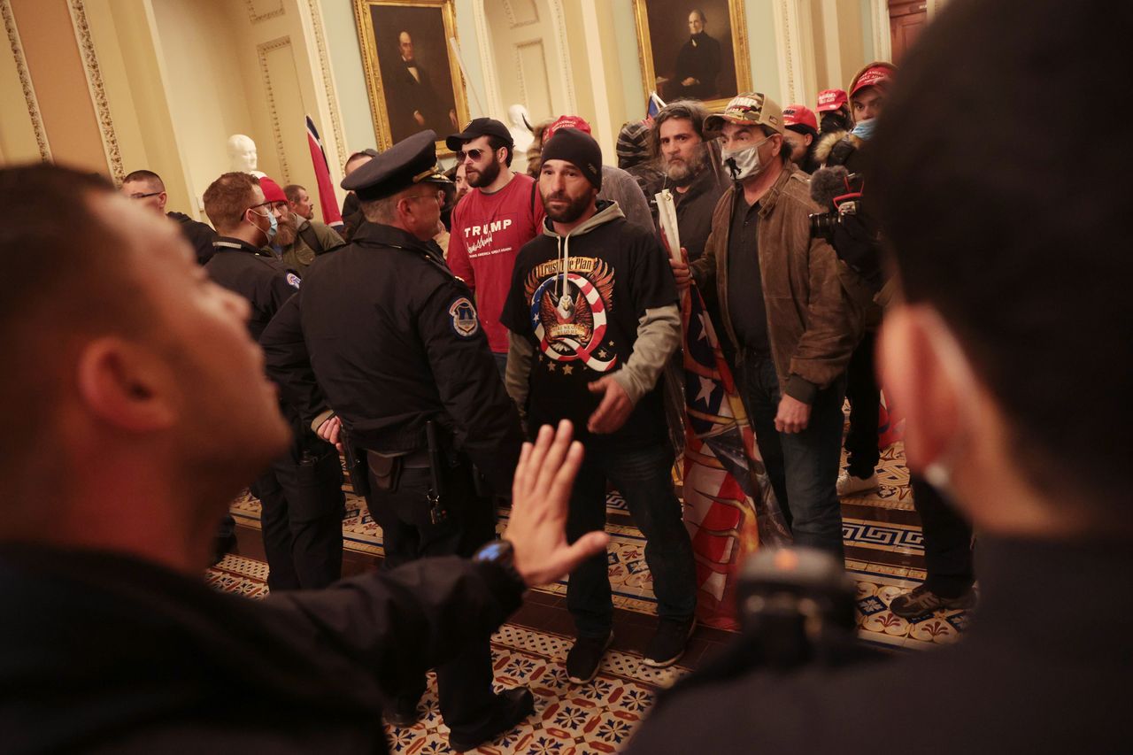 Protest in the Capitol.