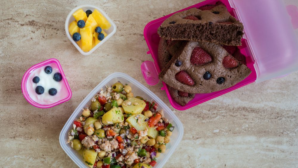 Sistema food containers on a countertop