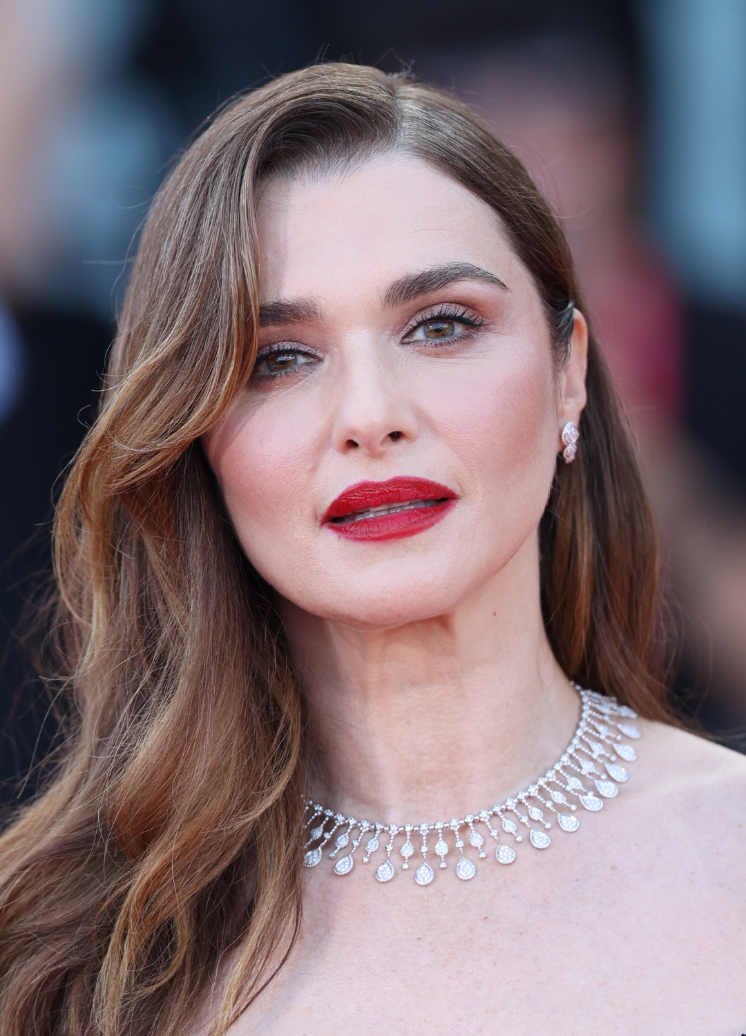 Rachel Weisz attends the "Queer" red carpet during the 81st Venice International Film Festival on September 03, 2024 in Venice, Italy