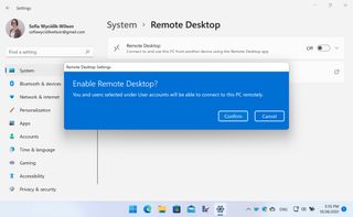 How to use Remote Desktop in Windows 11 screenshot