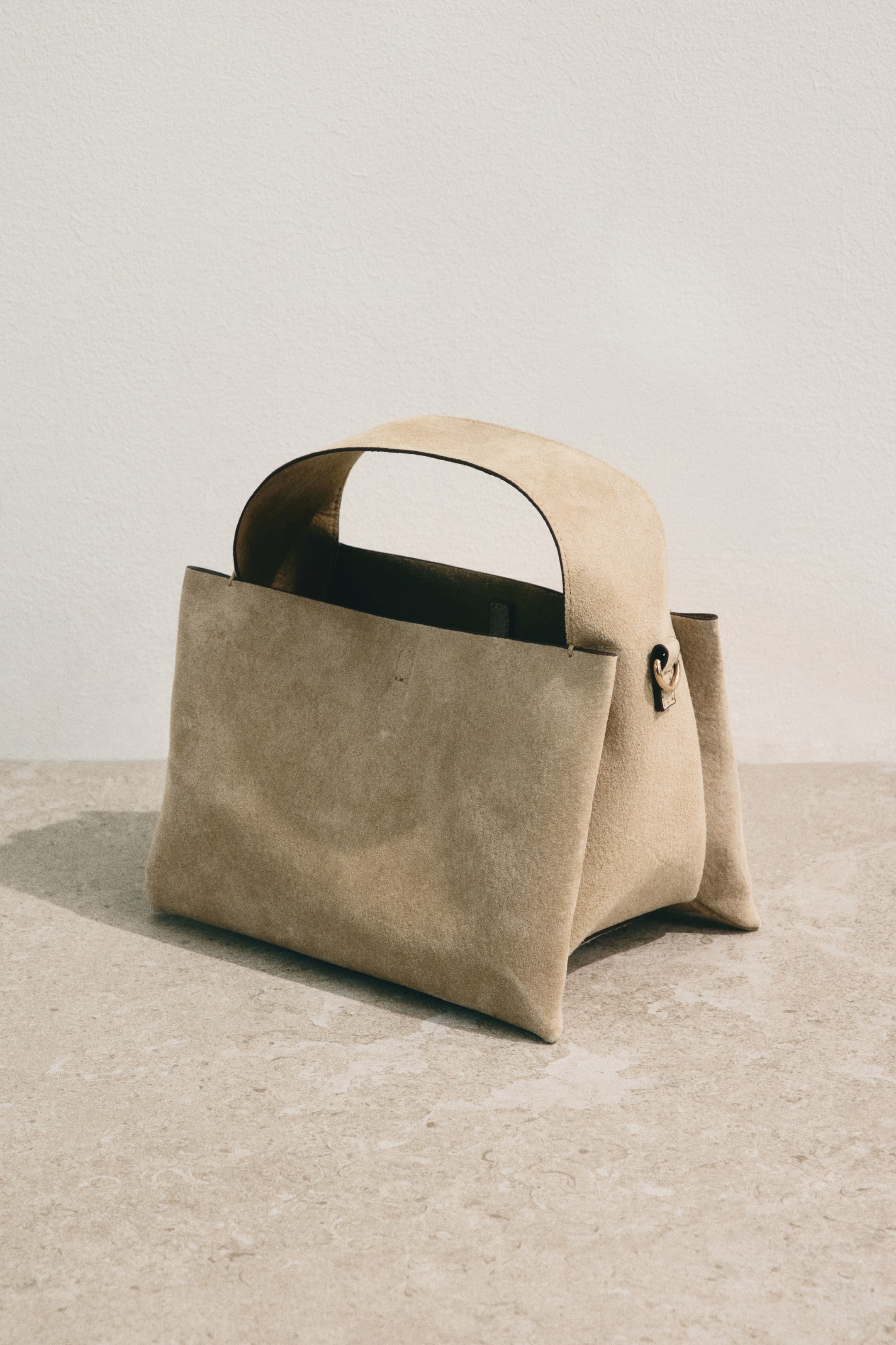 Suede Crossbody Bag