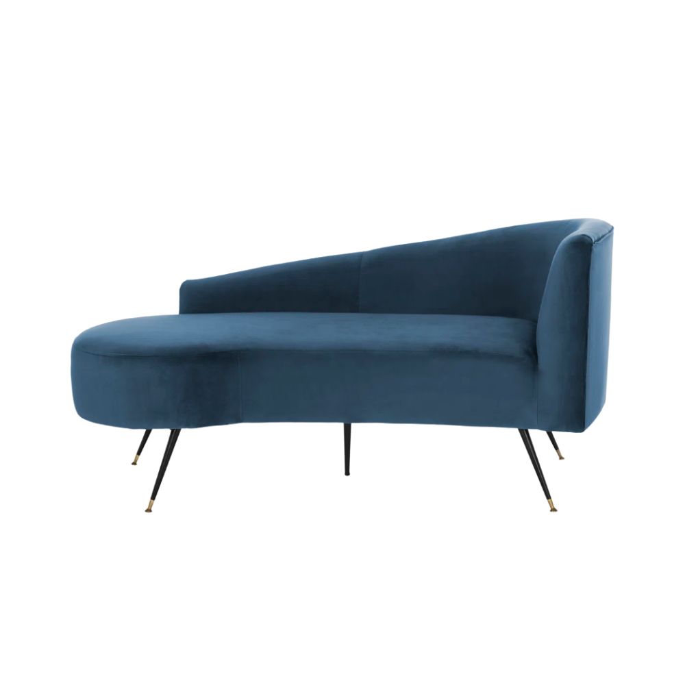 Blue chaise longue