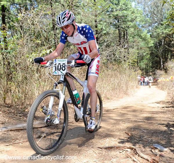 Rob Squire (USA) earned a bronze medal in the U23 cross country.