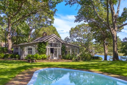 exterior of John Steinbeck's house in Sag Harbor