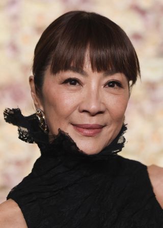 Michelle Yeoh arrives for the 82nd annual Golden Globe Awards at the Beverly Hilton hotel in Beverly Hills, California, on January 5, 2025