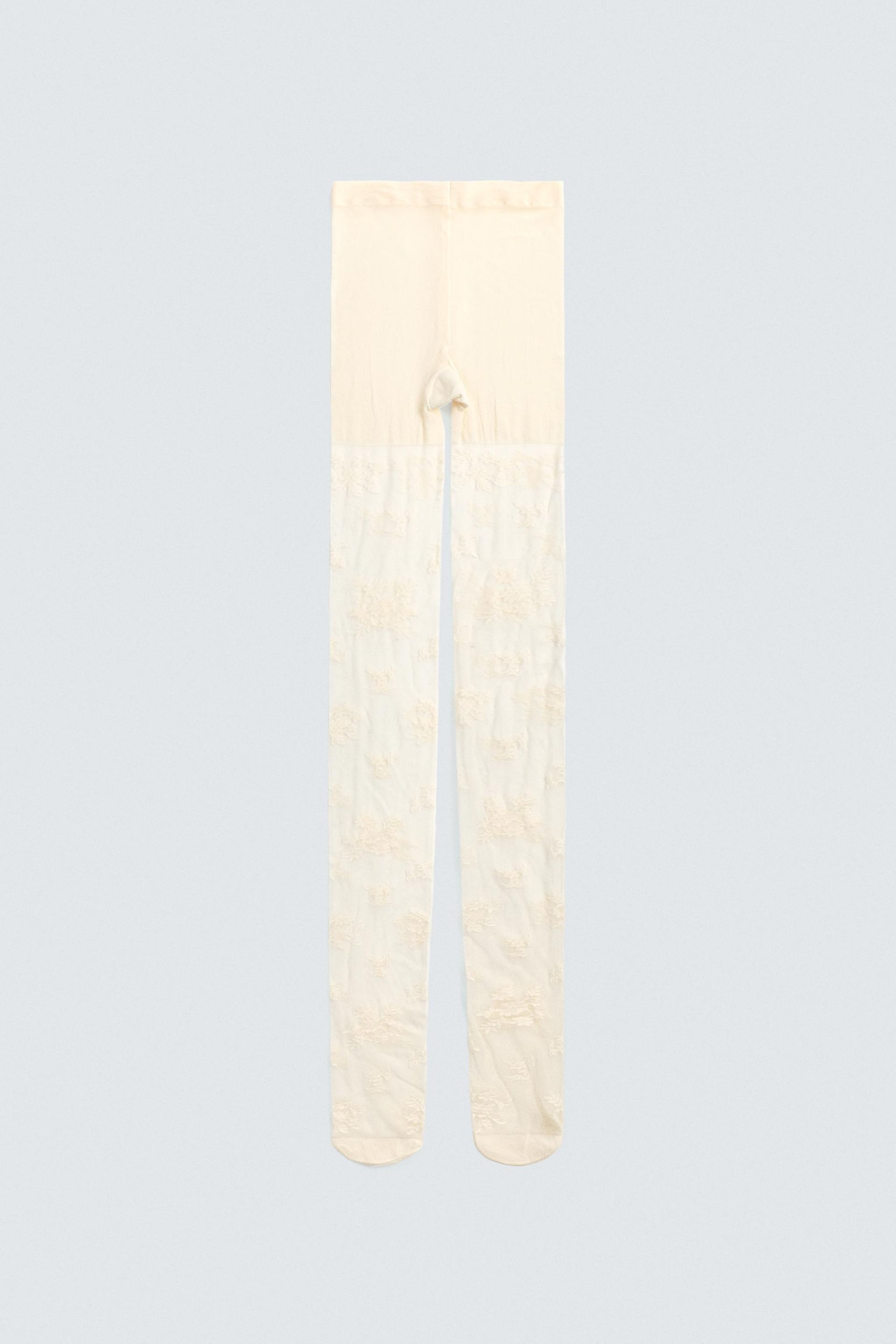Floral Lace Tights Harry Lambert for Zara X Disney