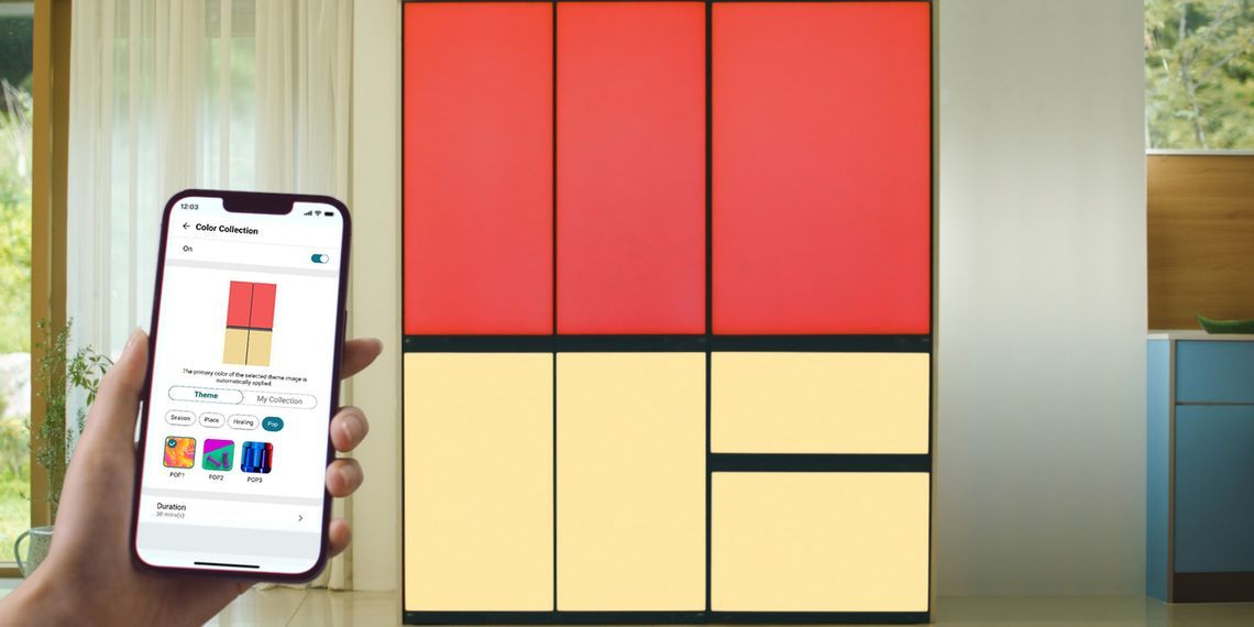 LG Moodup smart fridge