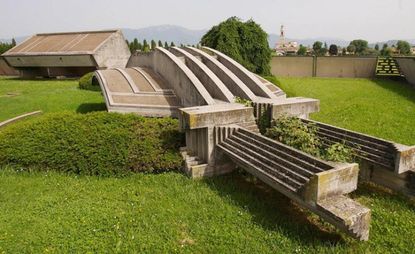 Carlo Scarpa's Brion-Vega cemetery, San Vito d'Altivole, Italy