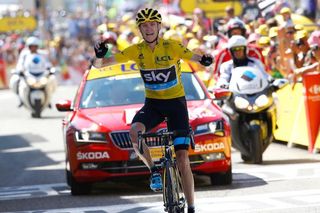 Chris Froome wins stage 10 of the 2015 Tour de France.