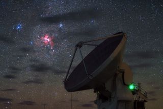 Carina Nebula Over ALMA