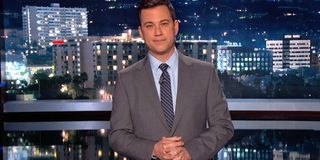 Jimmy Kimmel hosting his talk show