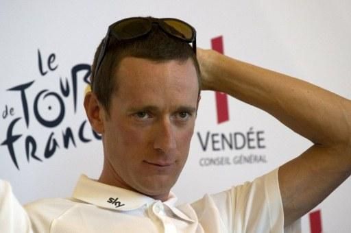 Bradley Wiggins at the press conference
