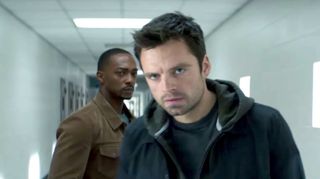 Anthony Mackie and Sebastian Stan in The Falcon and the Winter Soldier.