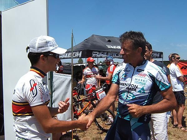Juan van Heerden (left)