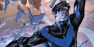 Nightwing comic book panel