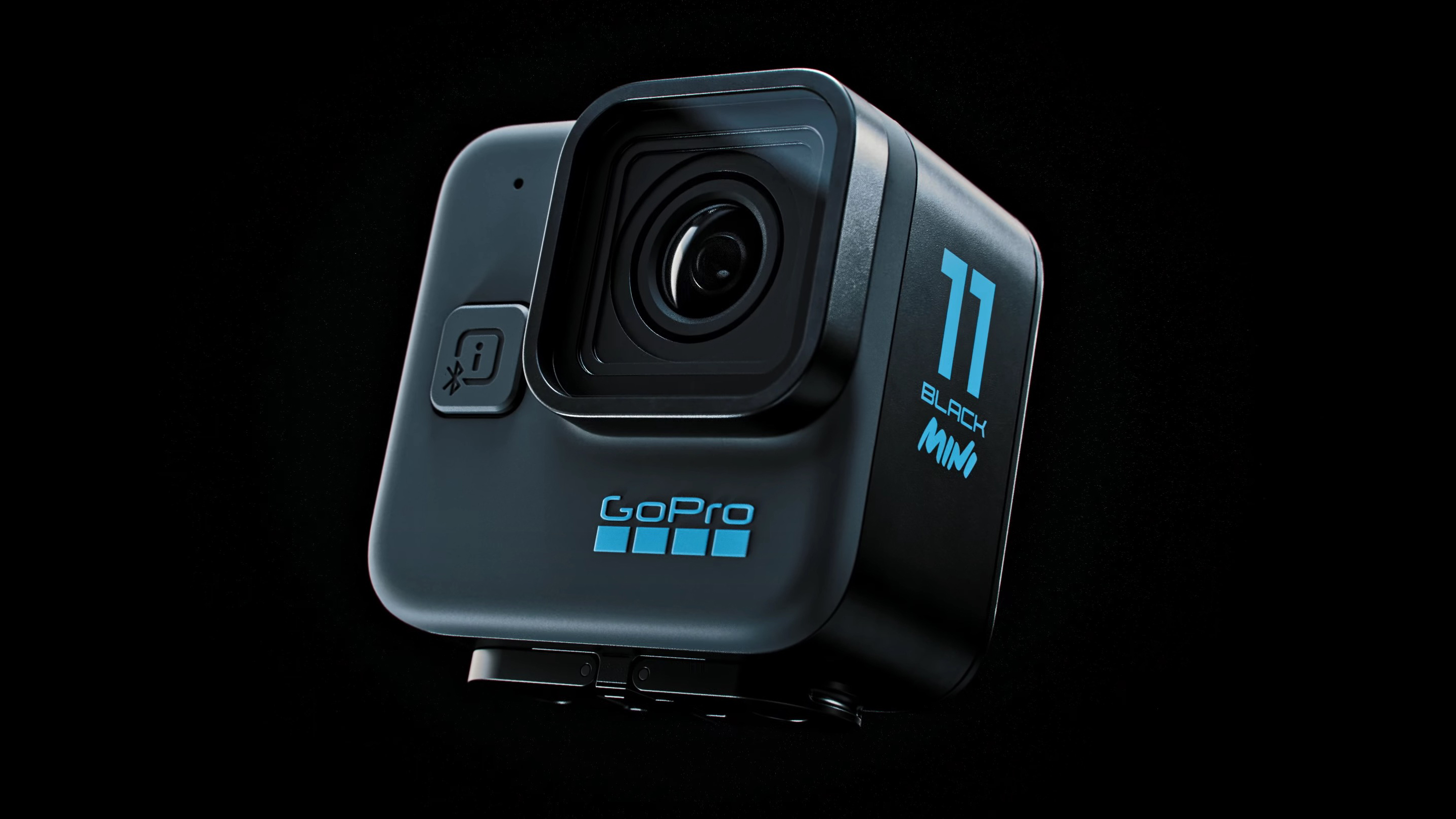 GoPro Hero 11 Черный мини на черном фоне