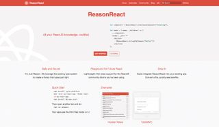 Write React components using Reason code