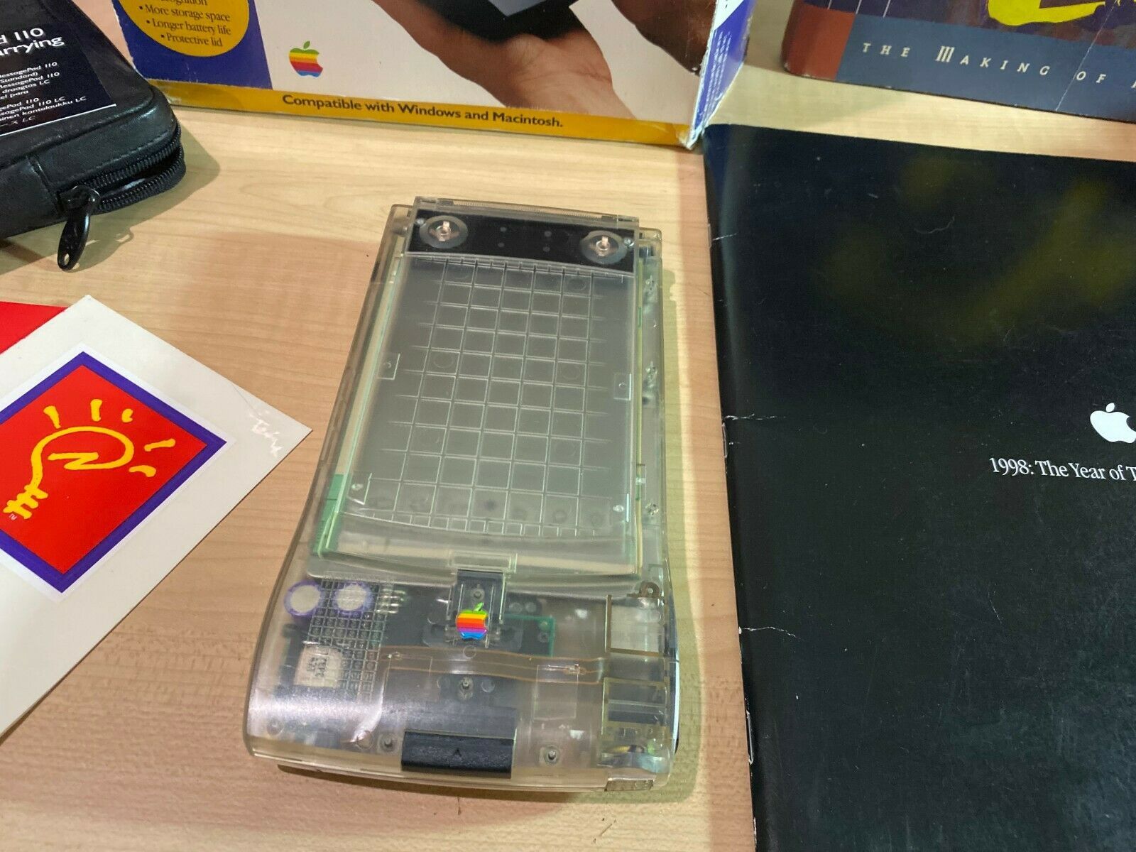 $1050 will score you this rare, clear Apple Newton MessagePad on