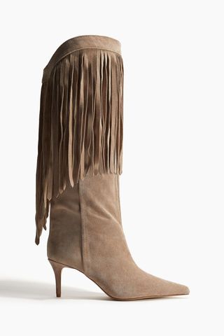 Knee-High Suede Boots