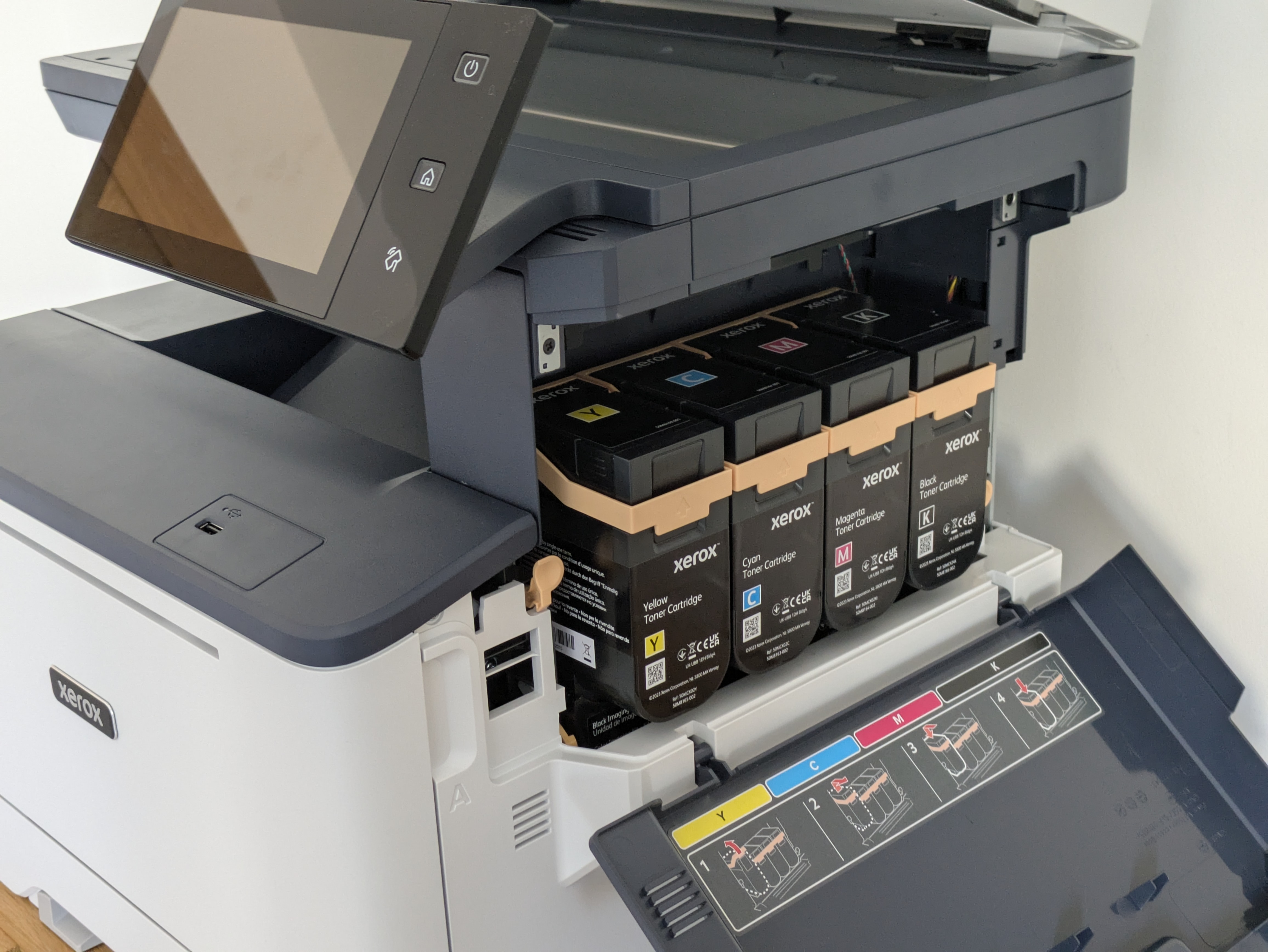 The Xerox C415 on a desk