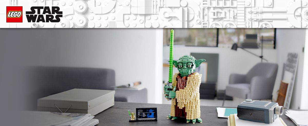 Build your very own Yoda out of Lego with this 1,771 piece kit for 30% off