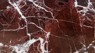 Red marble for kitchen island