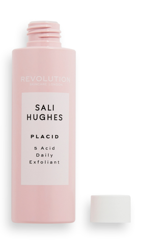 Revolution Skincare X Sali Hughes Placid 5-Acid Daily Exfoliant, £14