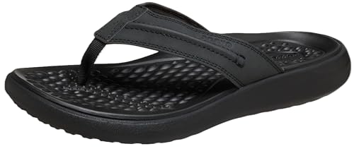 Crocs Men's Yukon Vista Lr Flip, Black/black, Us M10