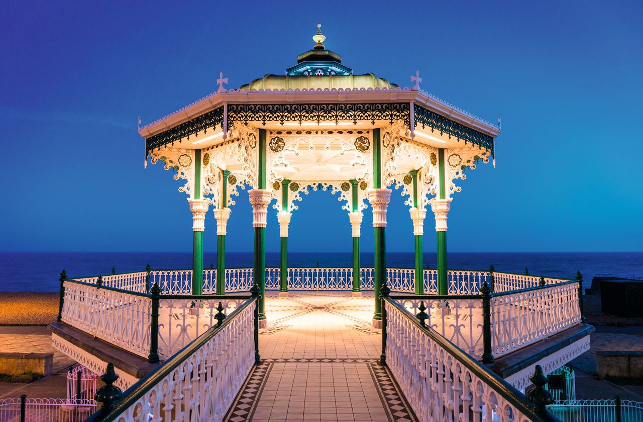 First opened in 1884, the bandstand on Brighton Beach was refurbished in 2009. It&#039;s still in use today, and can even be hired for weddings.