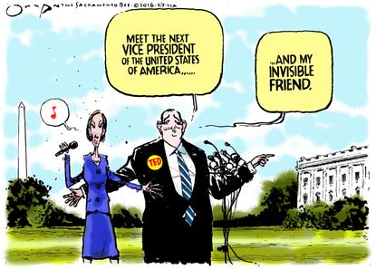 Political Cartoon U.S. Cruz Fiorina 2016