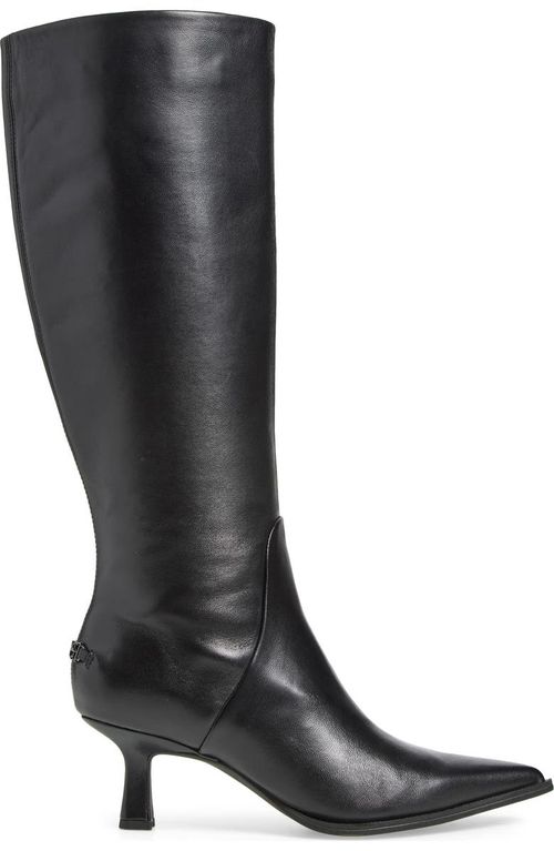 Yulia Pointy Toe Knee High Boot